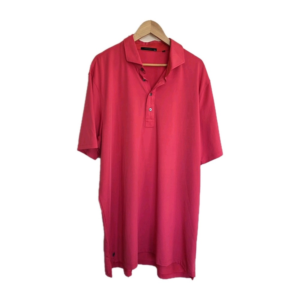 Mens Greyson Clothiers‎ Performance Golf Polo Shirt Vibrant Pink Size Large XXL